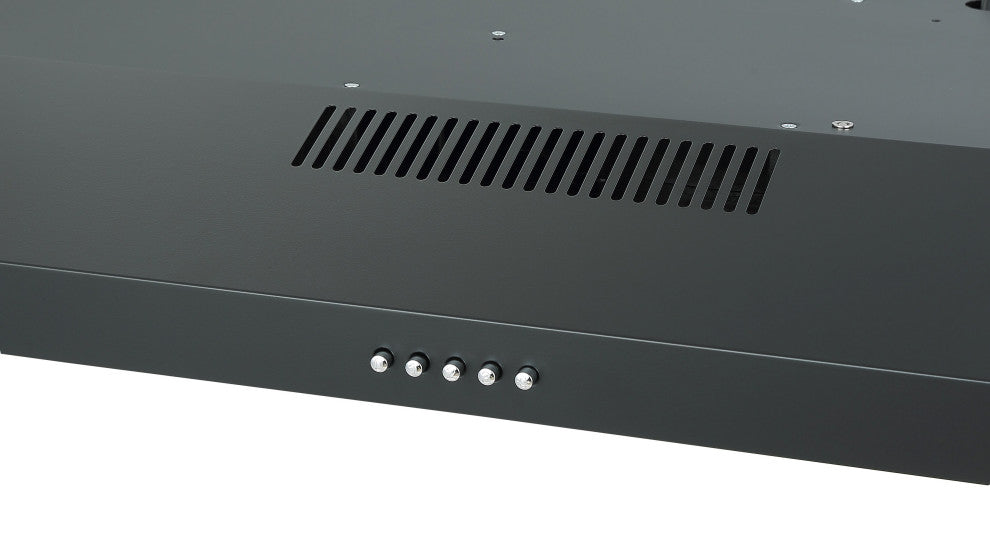 Ancona 24" 110 CFM Convertible Under Cabinet Range Hood, Matte Black