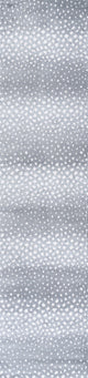 Antelope Modern Animal Gray/Cream 2 ft. x 8 ft. Runner Rug