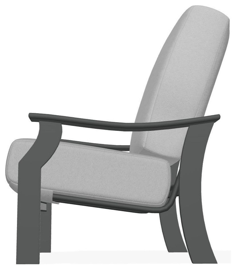 St. Catherine Deep Seat Outdoor Armchair, Dazzle/Graphite