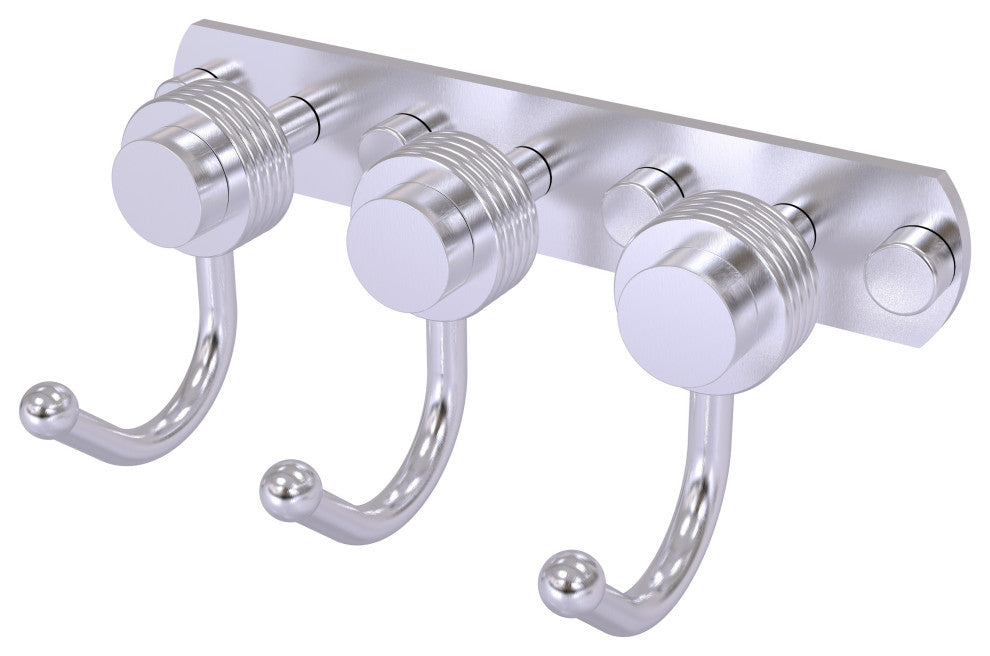 Mercury 3 Position Multi Hook with Groovy Accent, Satin Chrome