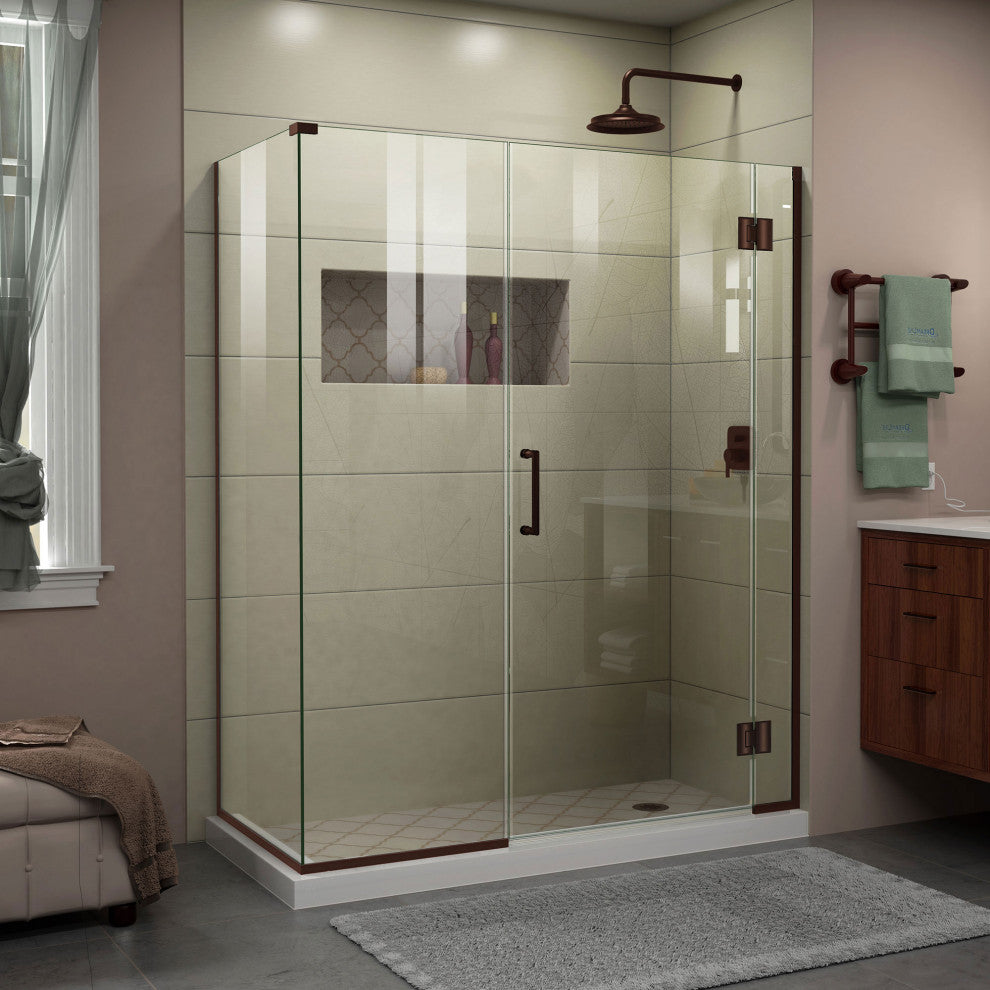 Dreamline Unidoor-X 60"x34.375"x72" Hinged Shower Enclosure