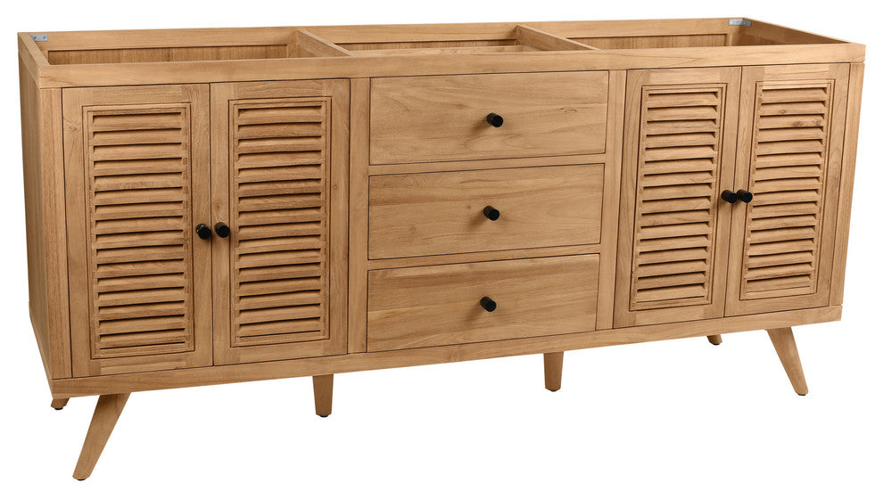 Avanity Harper Vanity Only, Natural Teak, 72"