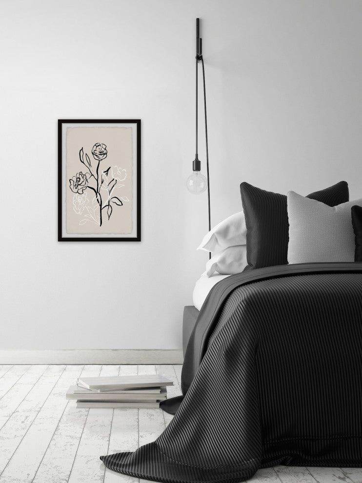"Faint Shadows" Framed Painting Print, 20x30