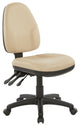 Dual Function Ergonomic Chair With Adjustable Back Height, Buff
