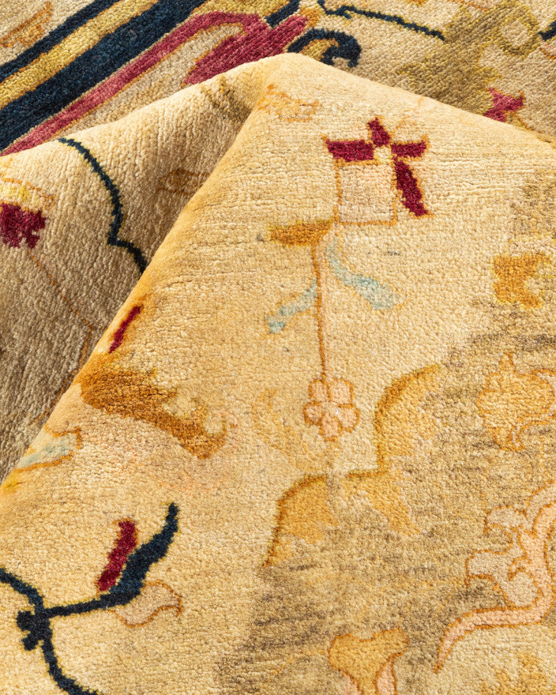 Mogul, One-of-a-Kind Hand-Knotted Area Rug Ivory, 10' 2" x 17' 2"