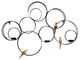 Black and Gold Birds Geometric Wall Decor