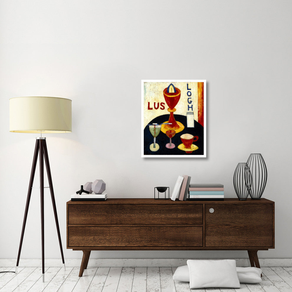 "Handsome Drinks, 1916" Digital Paper Print by Marsden Hartley, 27"x32"