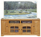 Eagle Furniture 66" Oak Ridge Tall Entertainment Console, Concord Cherry