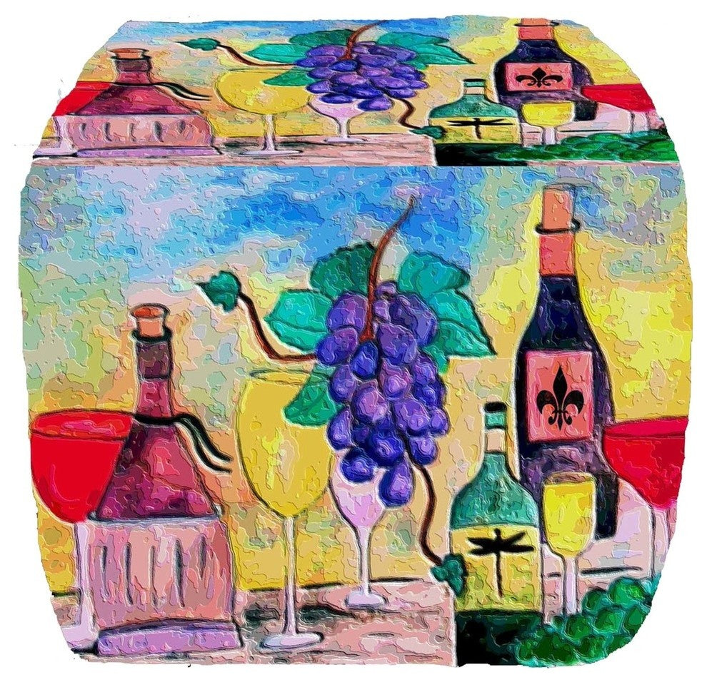 Wine Art Ottoman Art Print, Grape Escape