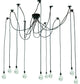 Nuevo Living Asaki Lighting Pendant, Black Steel Metal, Small, Default Title