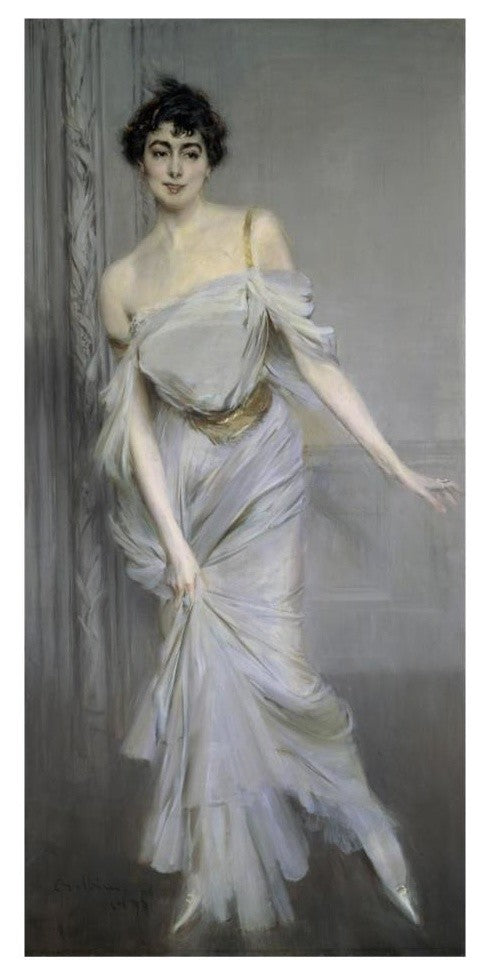 "Madame Charles Max" Digital Paper Print by Giovanni Boldini, 16"x32"