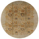 Ahgly Company Indoor Round Mid-Century Modern Area Rugs, 4' Round