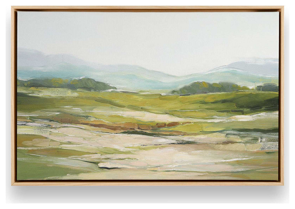 "Loyal Daydreamers" - A Serene Valley Scene for Modern Home Decor