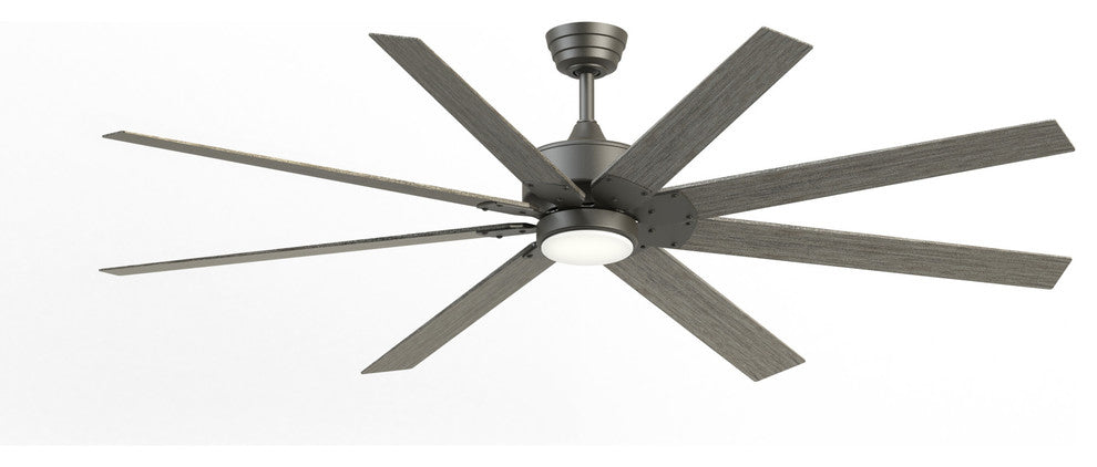 Fanimation Levon Custom-KIT-72-LK Levon Custom 72" 8 Blade LED - Matte Greige /