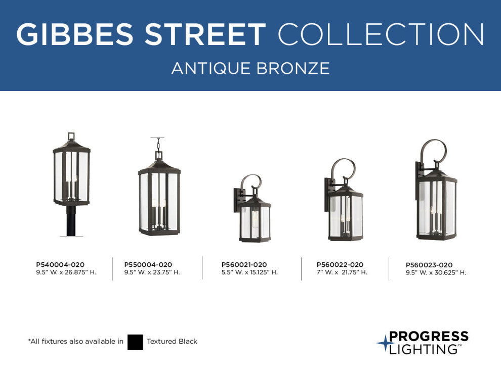 Gibbes Street 3-Light Post Lantern