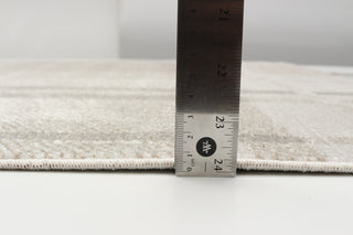 Aqua Roma Area Rug, Ivory, 6'x9'