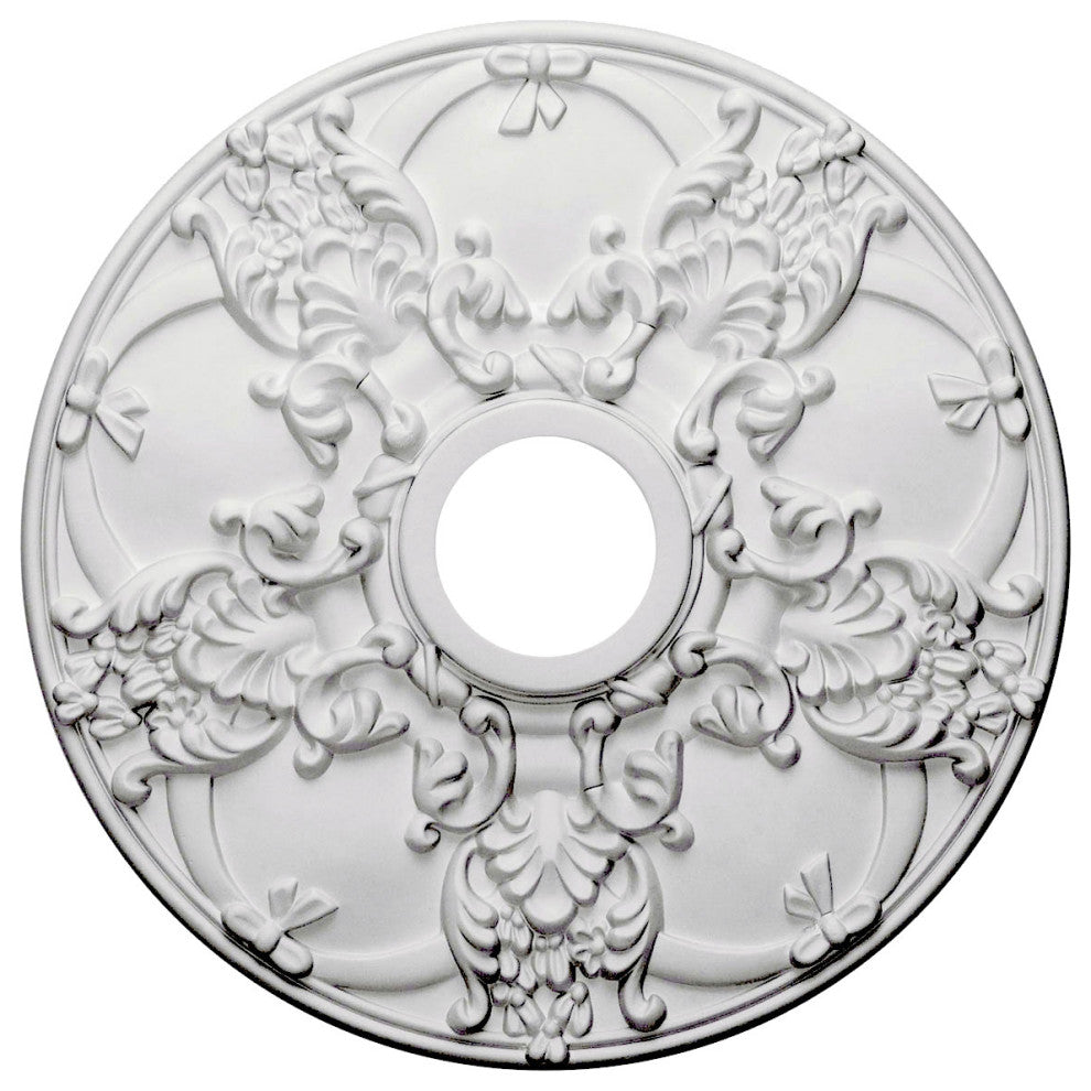 18"OD x 3 1/2"ID x 1 3/8"P Norwich Ceiling Medallion