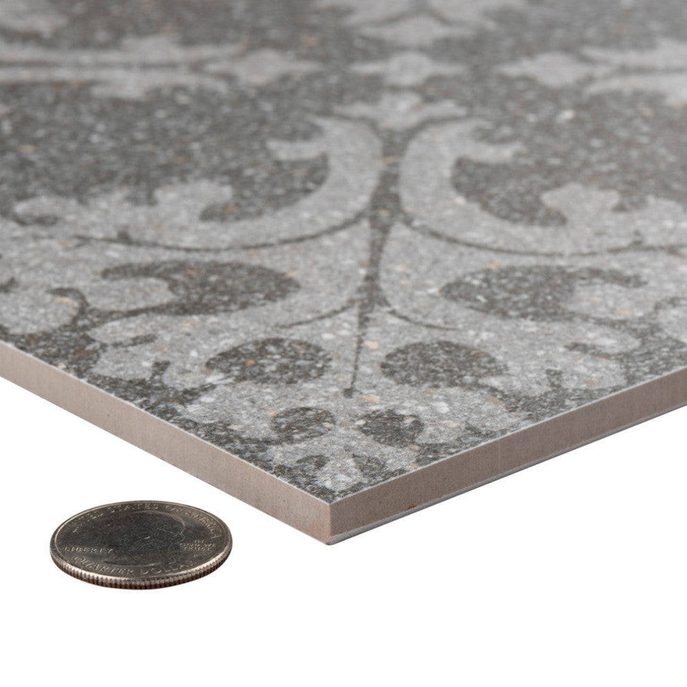 Farnese Molise Grafito Porcelain Floor and Wall Tile