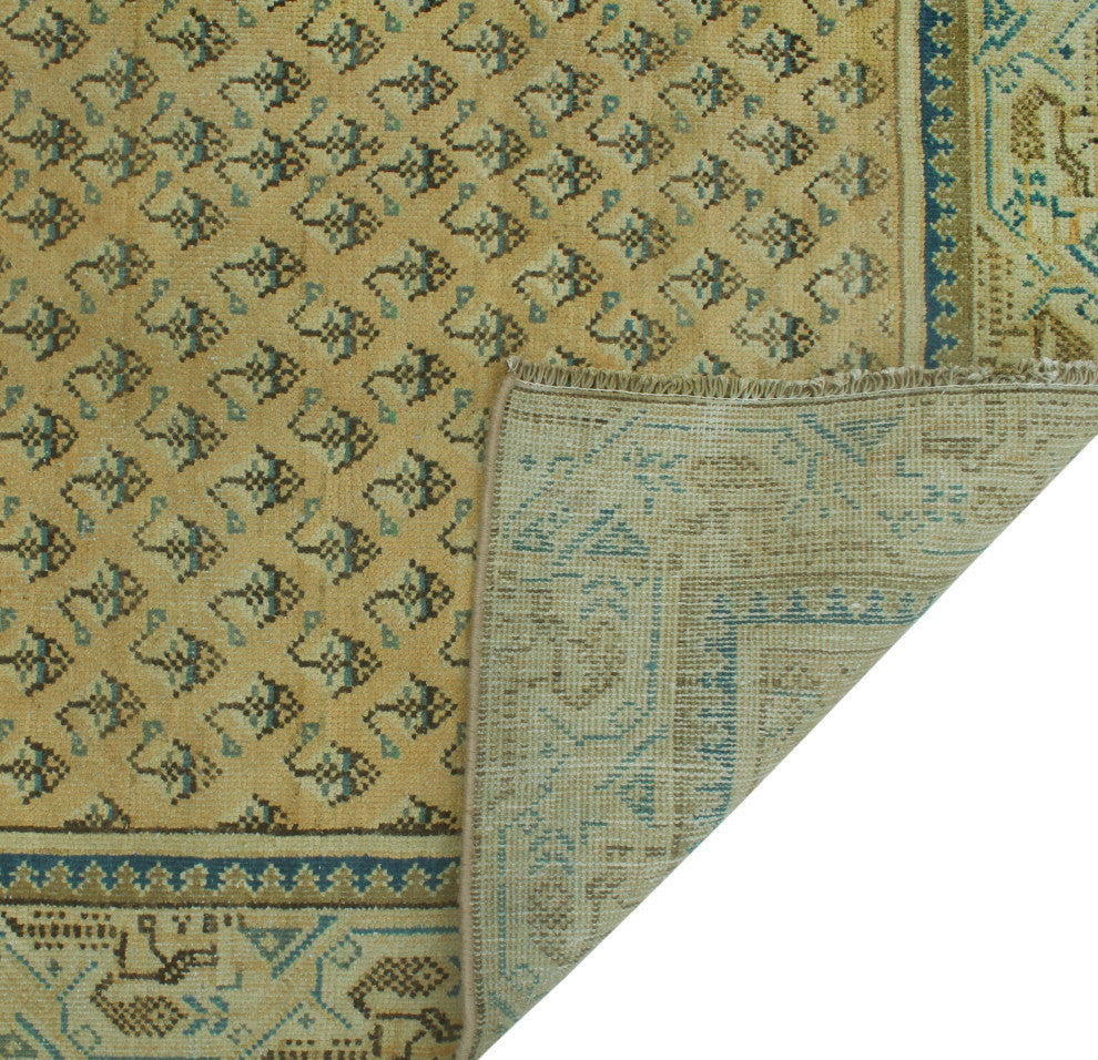 Semi-Antique Danni Beige/Ivory Runner, 3'2x10'0