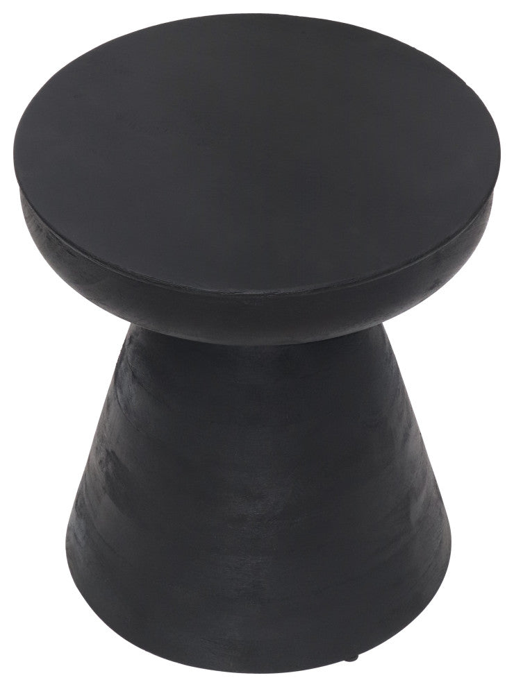 Sage Table Stool Matte Black