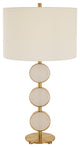 Uttermost 30202-1 Three Rings Contemporary Table Lamp