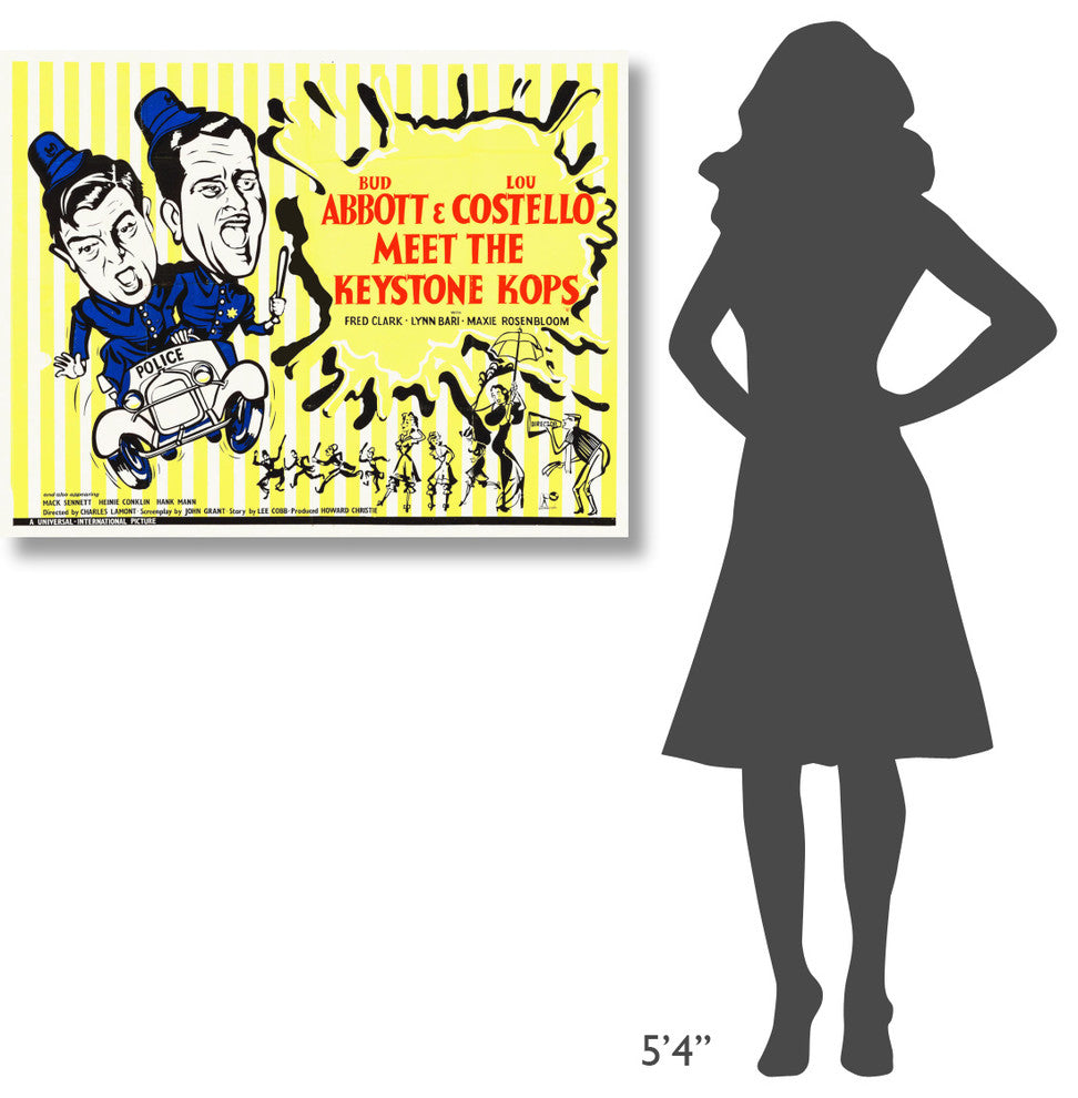 Abbott and Costello, Meet The Keystone Kops, 40x31