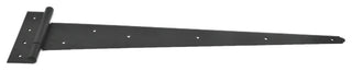 Tee Strap T-Hinge Large Black For Barn Doors or Large Gates 25 1/4" Length