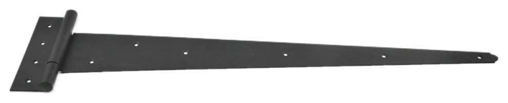 Tee Strap T-Hinge Large Black For Barn Doors or Large Gates 25 1/4" Length