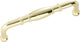 96mm Williamsburg Polished Brass Cabinet Pull, BPP3051-PB