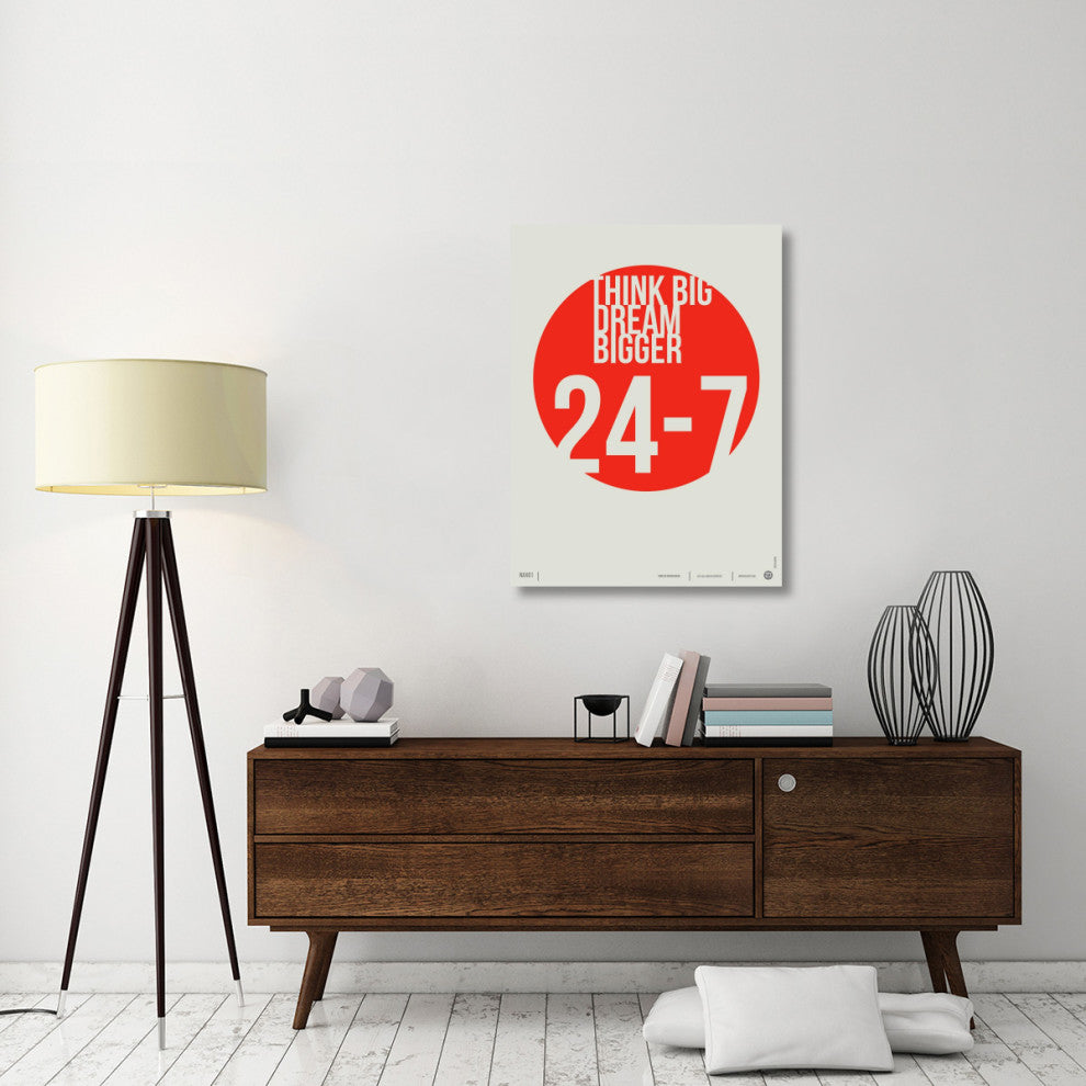 "Think Big Dream Bigger Poster" Fine Art Print