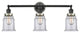 INNOVATIONS 205BK-BPSN-HRSN-G182 3-Light Bath Vanity Light Matte Black