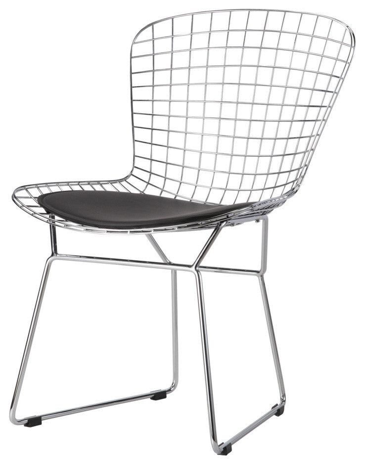 Modern Classics Wire Side Chair, Black