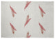Feather Stripe Spring Chenille Rug, Ligonberry Red, 5'x7'