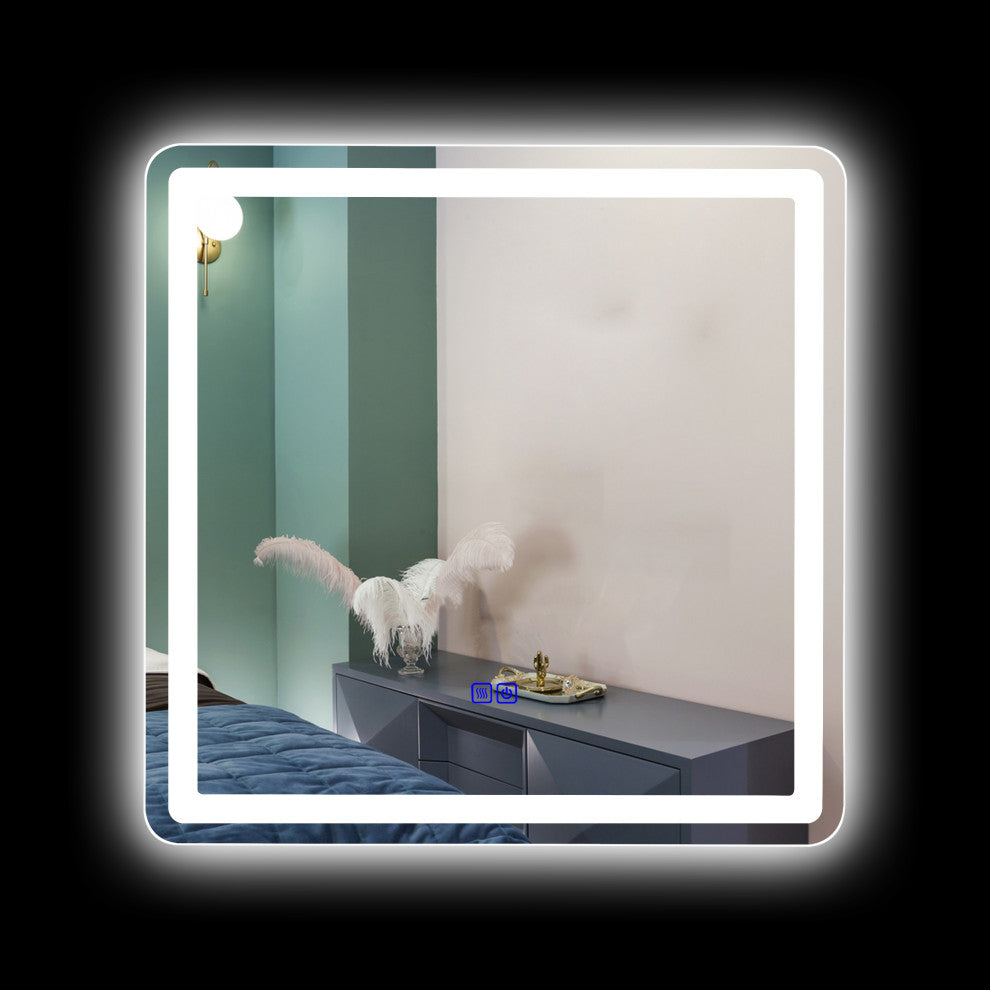 CHLOE Lighting SPECULO Back Lit LED Mirror 6000K, Daylight White, 30"