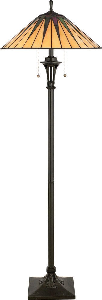 Quoizel Gotham Two Light Floor Lamp TF9397VB