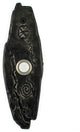 Petroglyph Doorbell, Luxury Decorative Hardware, Black Iron