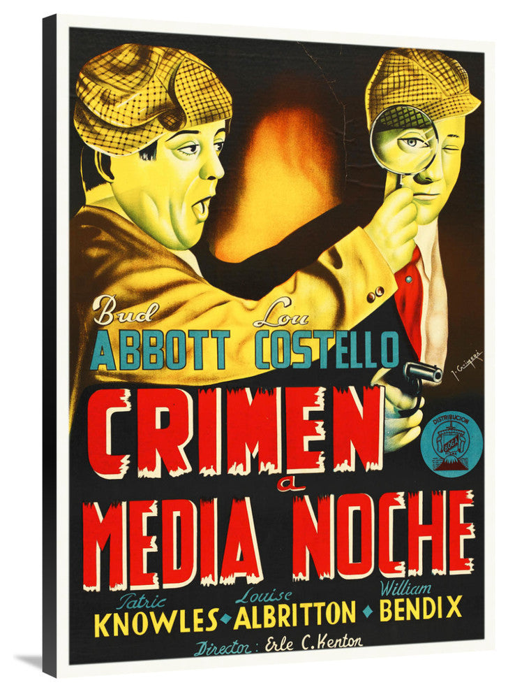 Abbott and Costello, Spanish, Who Done It, 28x40