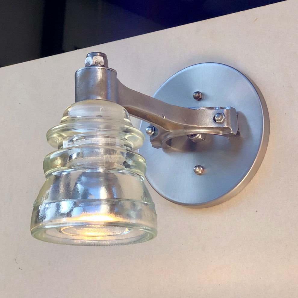 Piston Connector Rod Insulator Light Sconce