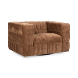 Afeela Upholstered Swivel Chair, Bronze