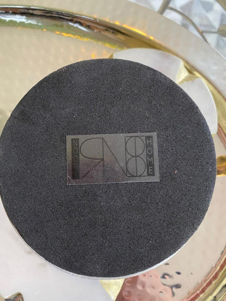 Marble Coaster Set of 4 with Gold Edged