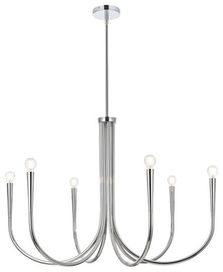 Home Living 36" Chandelier, Chrome
