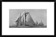 "Schooner Race" Framed Digital Print by Edwin Levick, 24"x16"