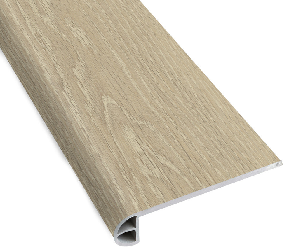 Almond Waterproof HD Rigid Core Flush Stair Nosing .98 H x 4.33 W x 92 L