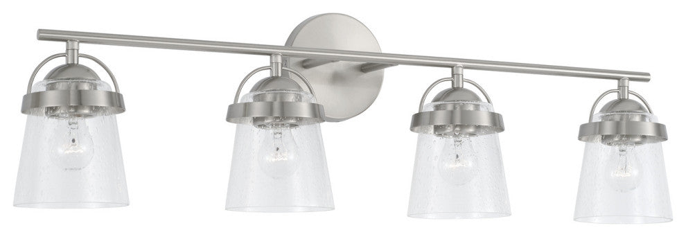 Capital Lighting, 147041BN-534, 32.5"Wx9.5"H 4-Light Vanity