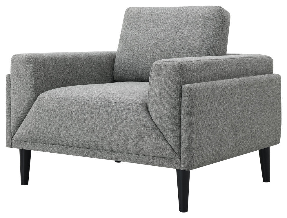 Rilynn Upholstered Track Arm Accent Chair Grey