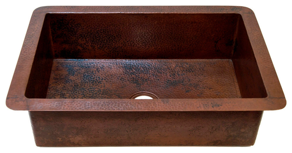 Guadalajara Dual Mount Copper Kitchen Sink