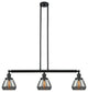 Innovations Lighting 213-Bk-S-G173-Led 3 Light Dimmable Led Island Light