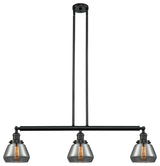 Innovations Lighting 213-Bk-S-G173-Led 3 Light Dimmable Led Island Light