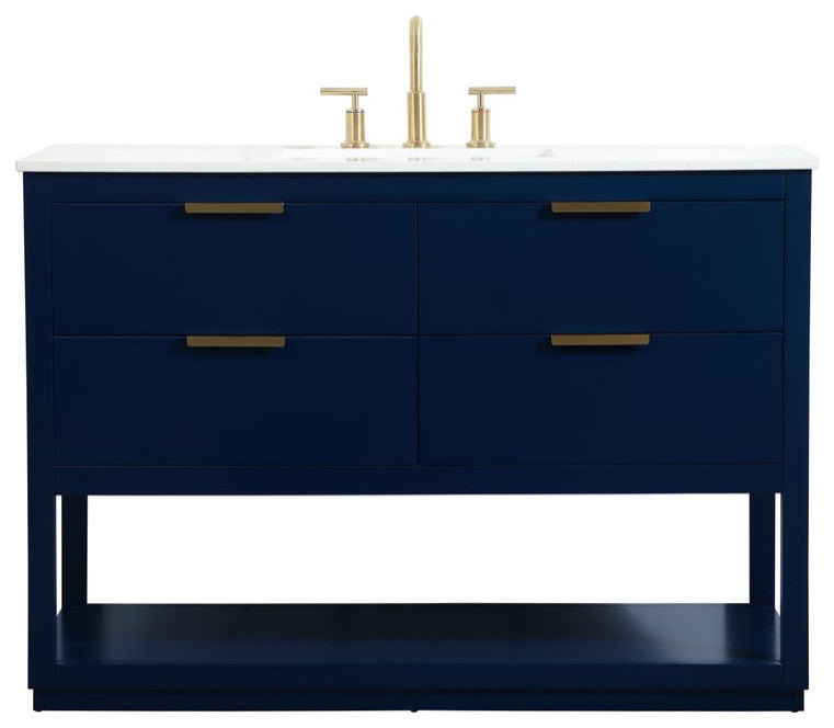 Elegant VF19248BL 48"Single Bathroom Vanity, Blue