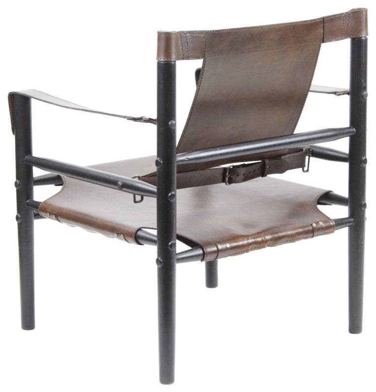 Occasional Chair Karly, African/Tobacco